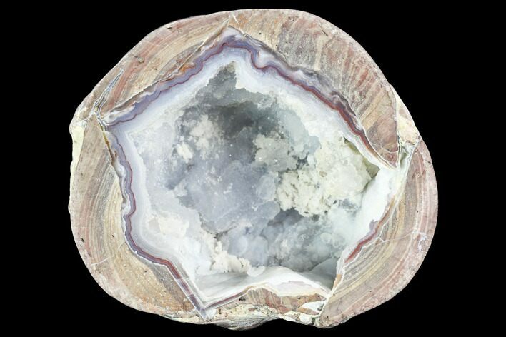 Crystal Filled Dugway Geode (Polished Half) #121654